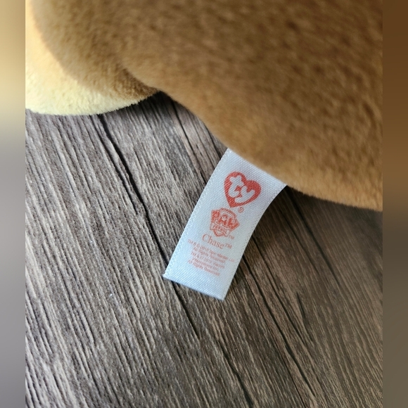 Ty Paw Patrol Chase Plush Police Stuffed Animal Dog - Picture 7 of 7